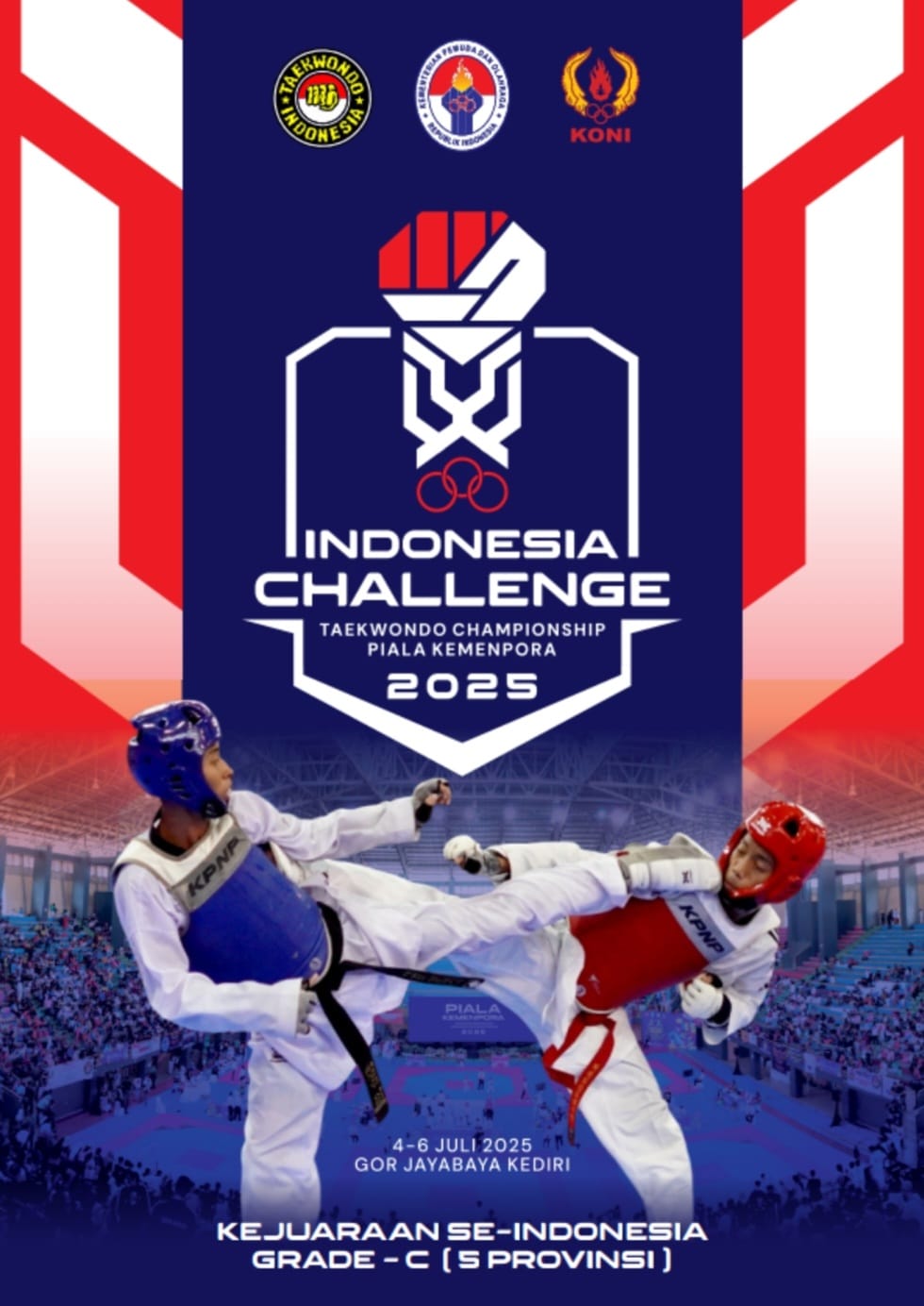 Ajang Pertarungan Prestasi Taekwondo di Tanah Air Taekwondo Indonesia Dojang NTF